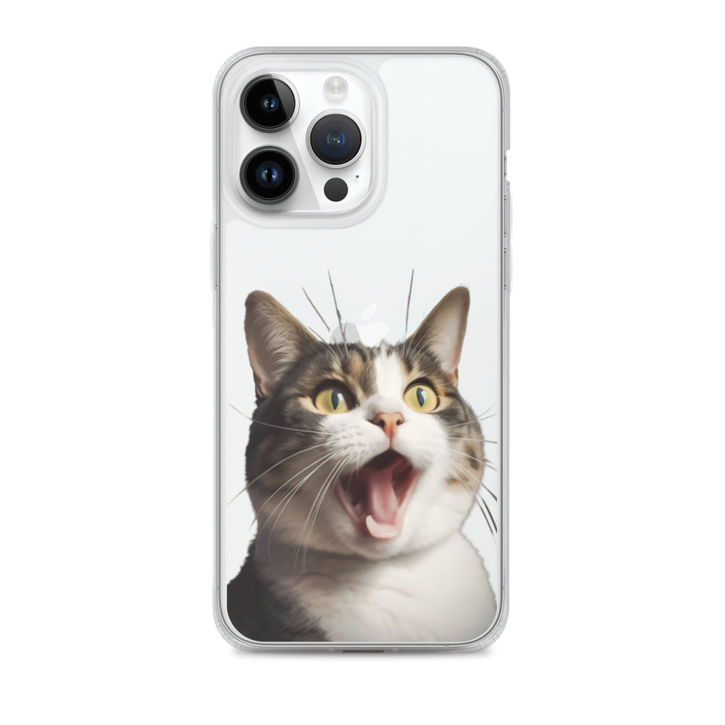 Cat H Clear Case for iPhone