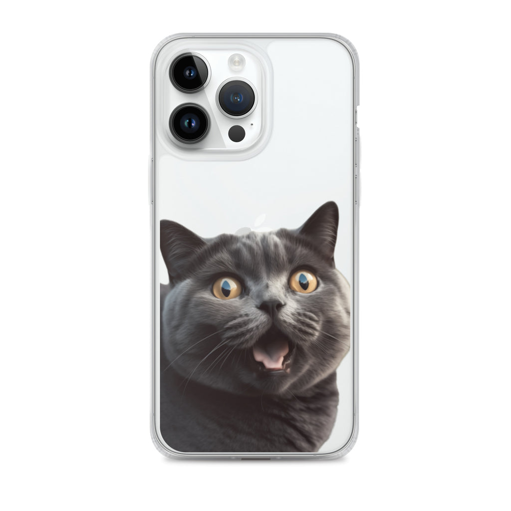 Cat  I Clear Case for iPhone