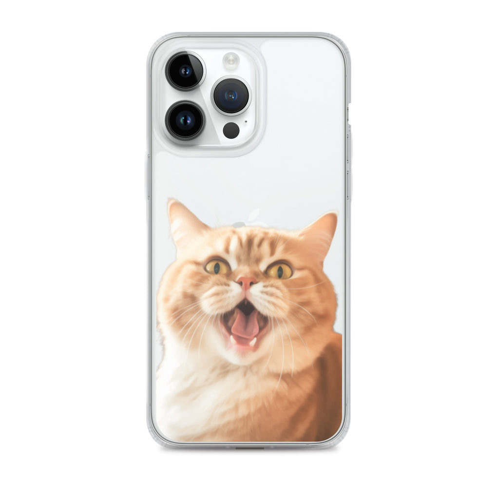 Cat K Clear Case for iPhone