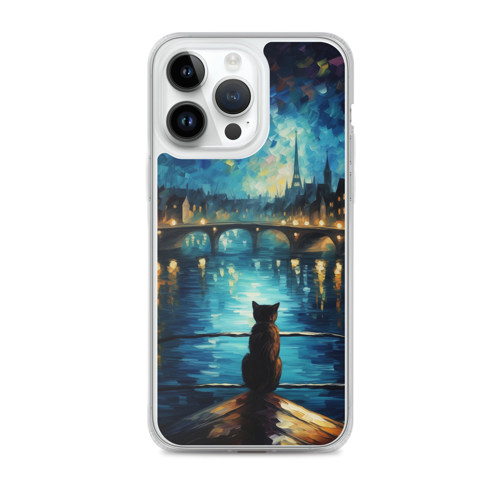 River Cat B Clear Case for iPhone