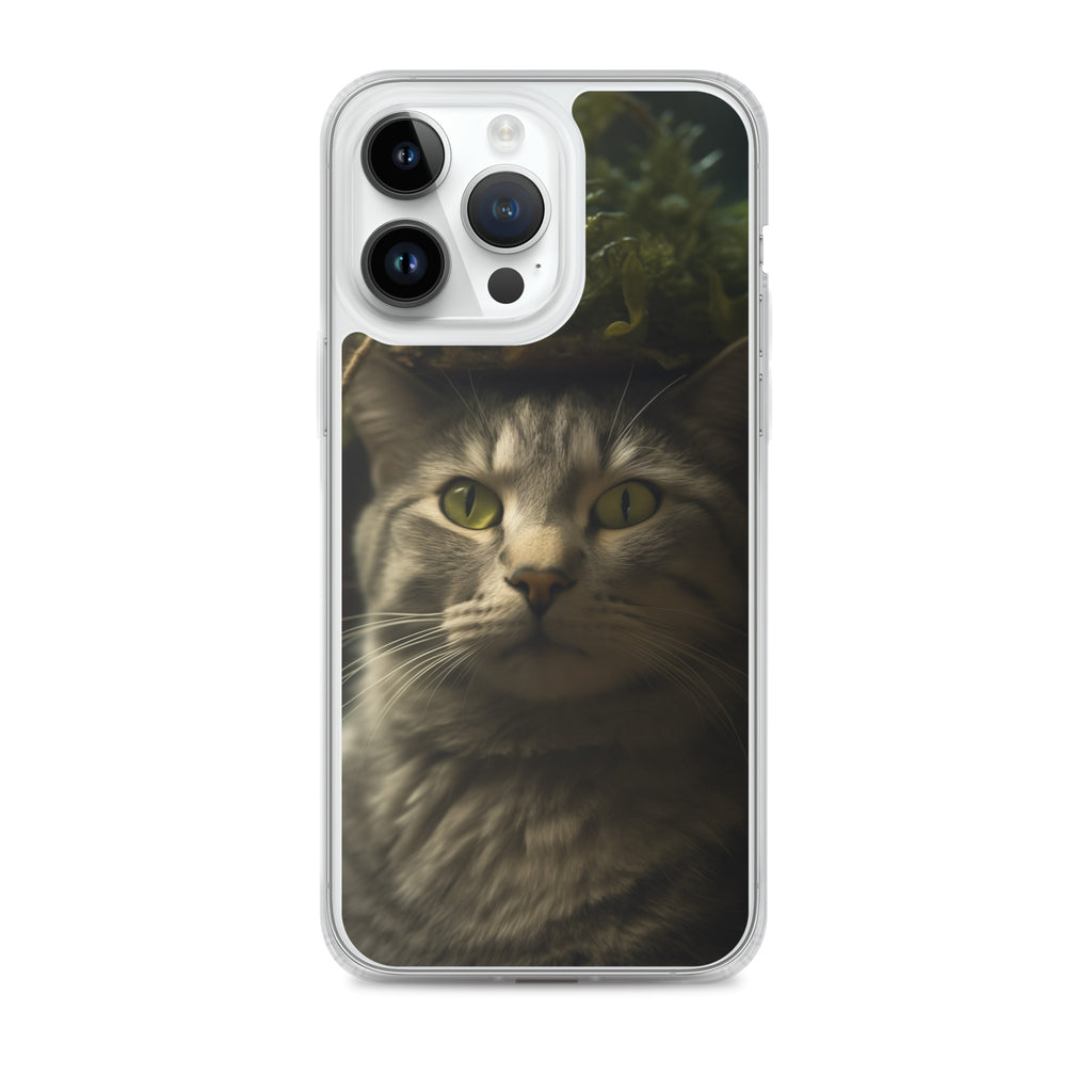 Cat Hat C Clear Case for iPhone