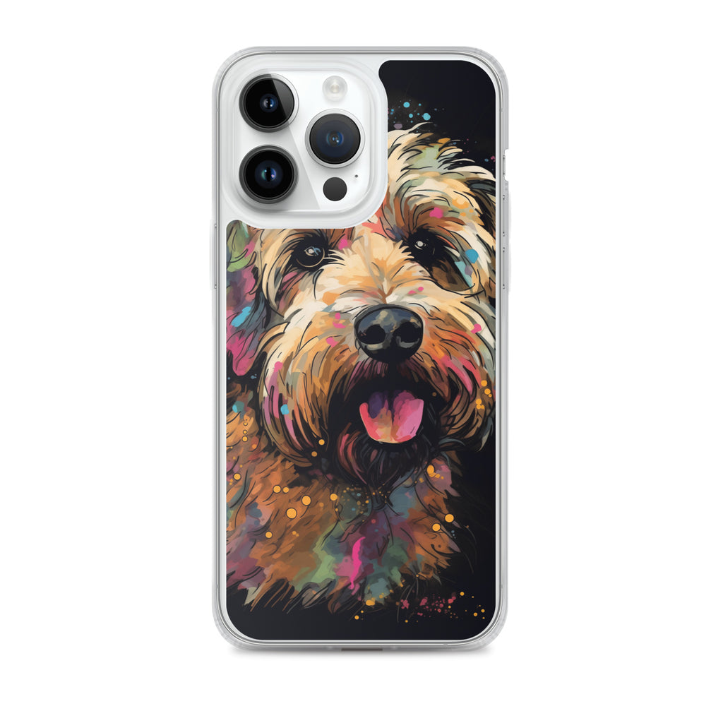 Van Gogh Style Dog A Clear Case for iPhone