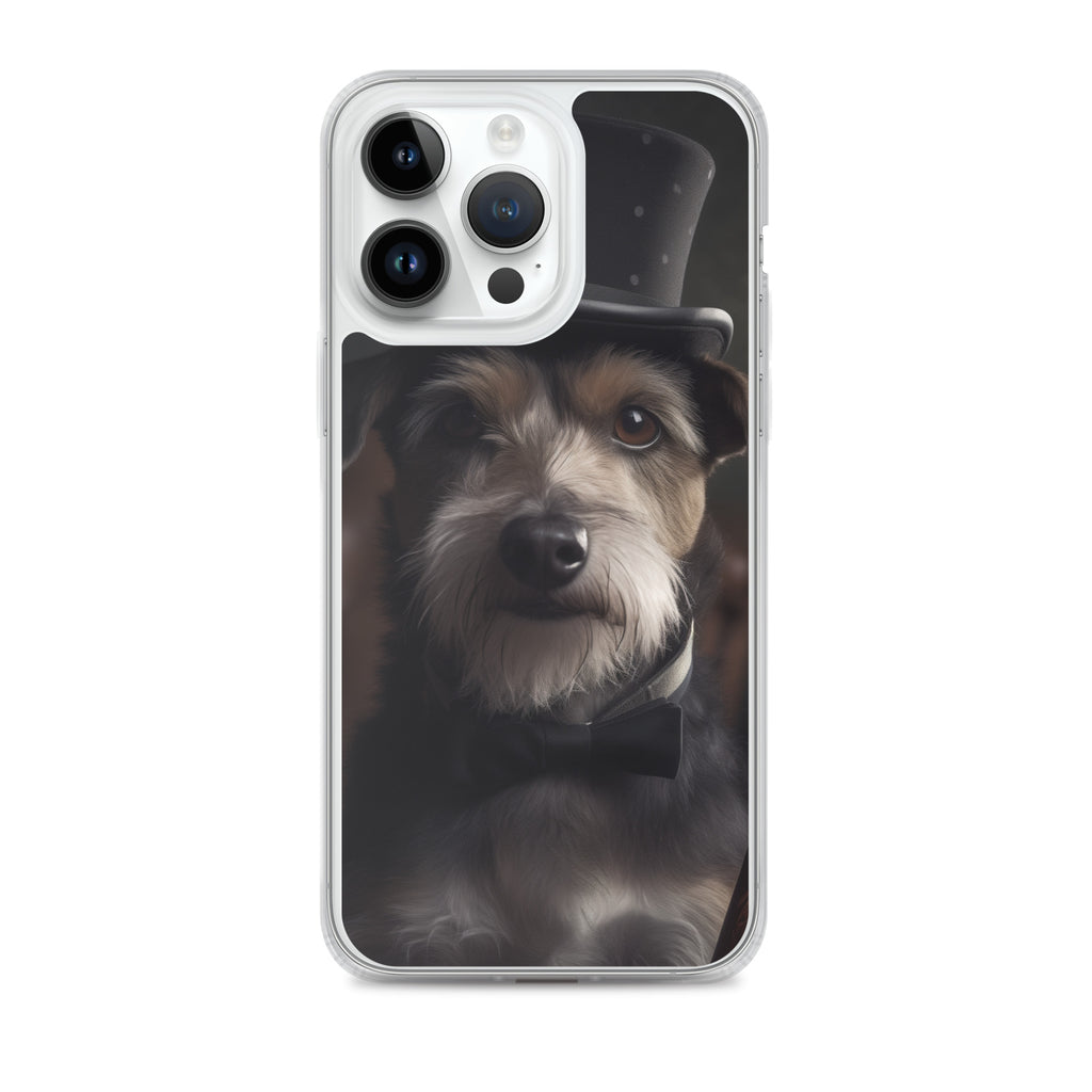 Top Hat Dog C Clear Case for iPhone