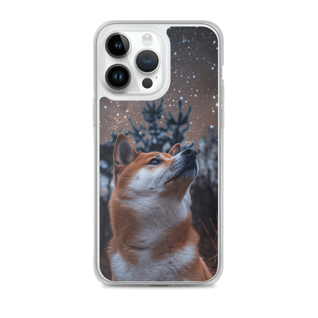 Shiba Inu Starry Night Clear Case for iPhone®