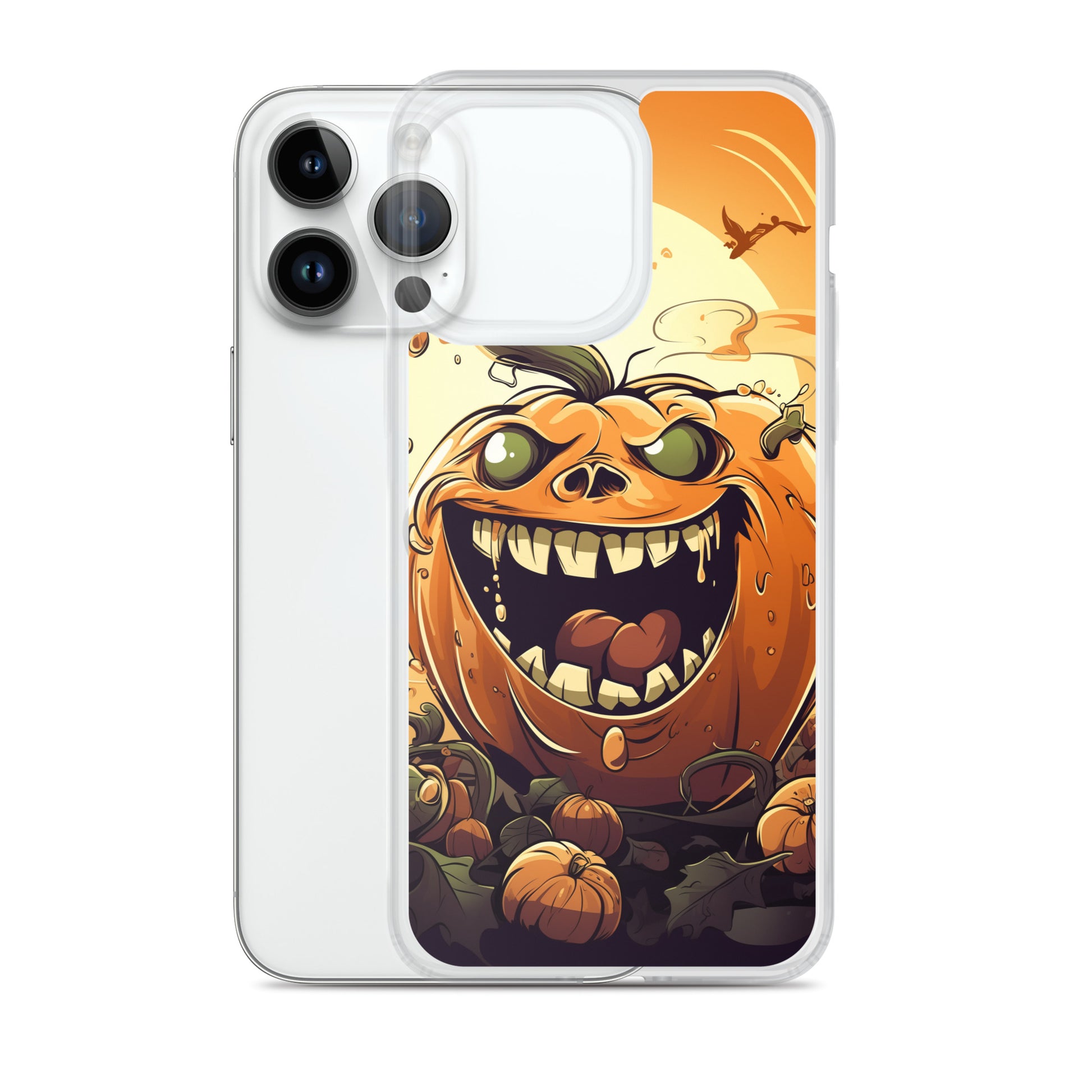 Halloween Pumpkin B Clear Case for iPhone