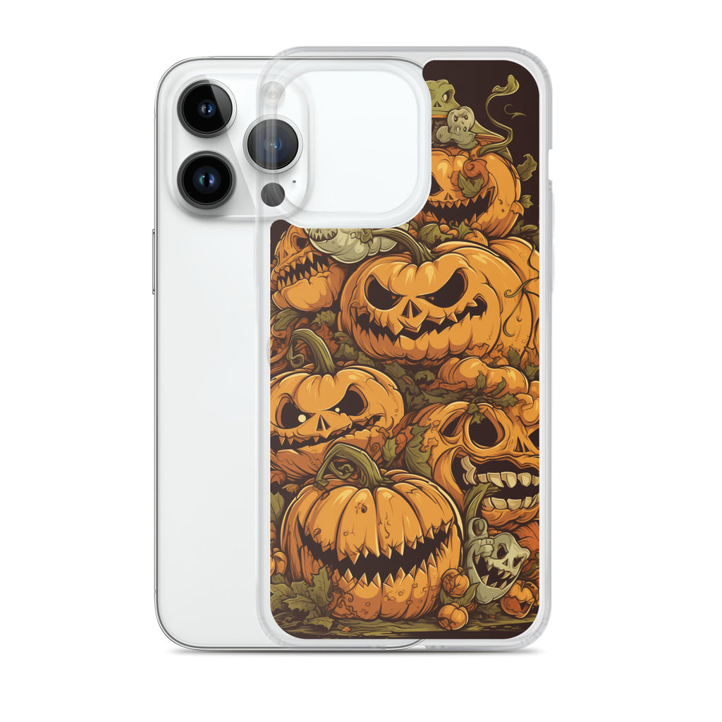 Halloween Pumpkin C Clear Case for iPhone