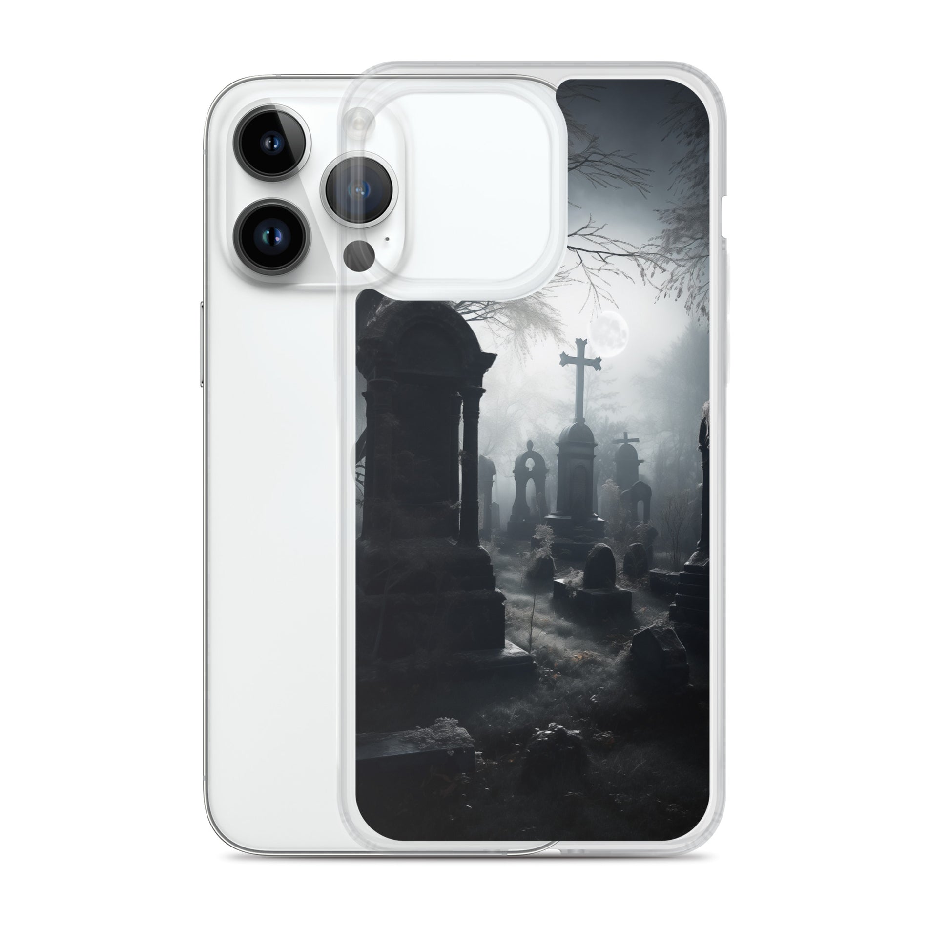 Cemetery B Clear Case for iPhone