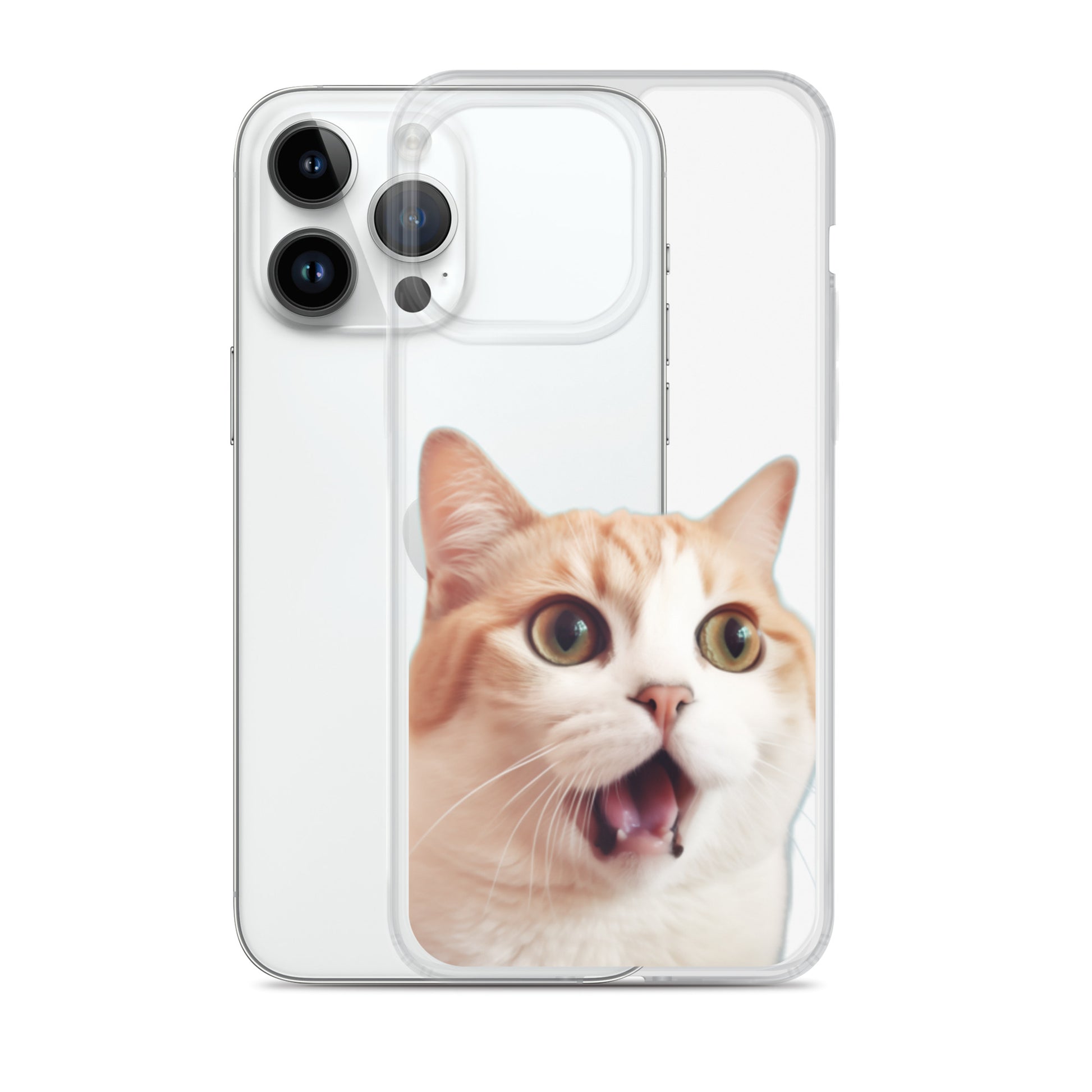 Cat E Clear Case for iPhone