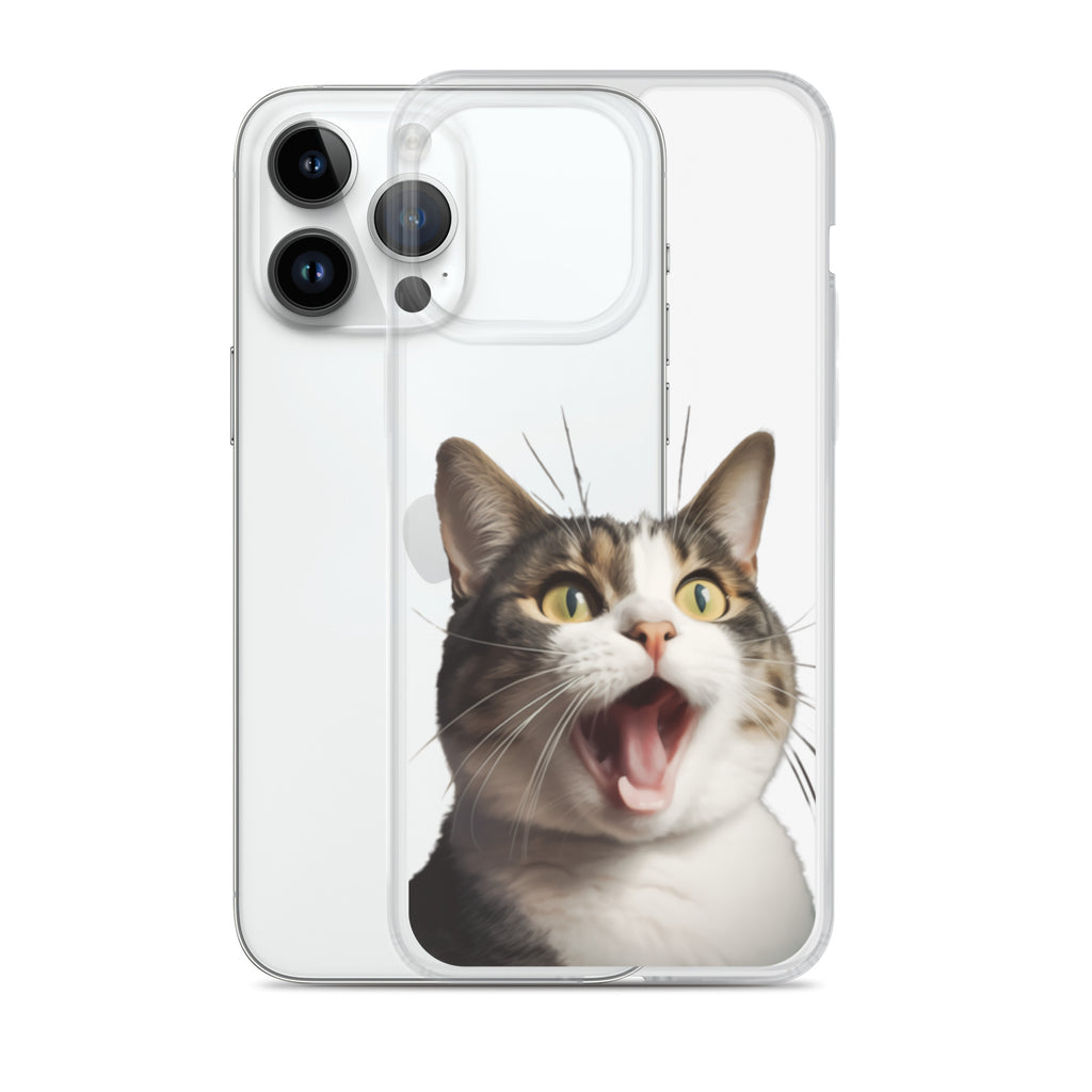 Cat H Clear Case for iPhone