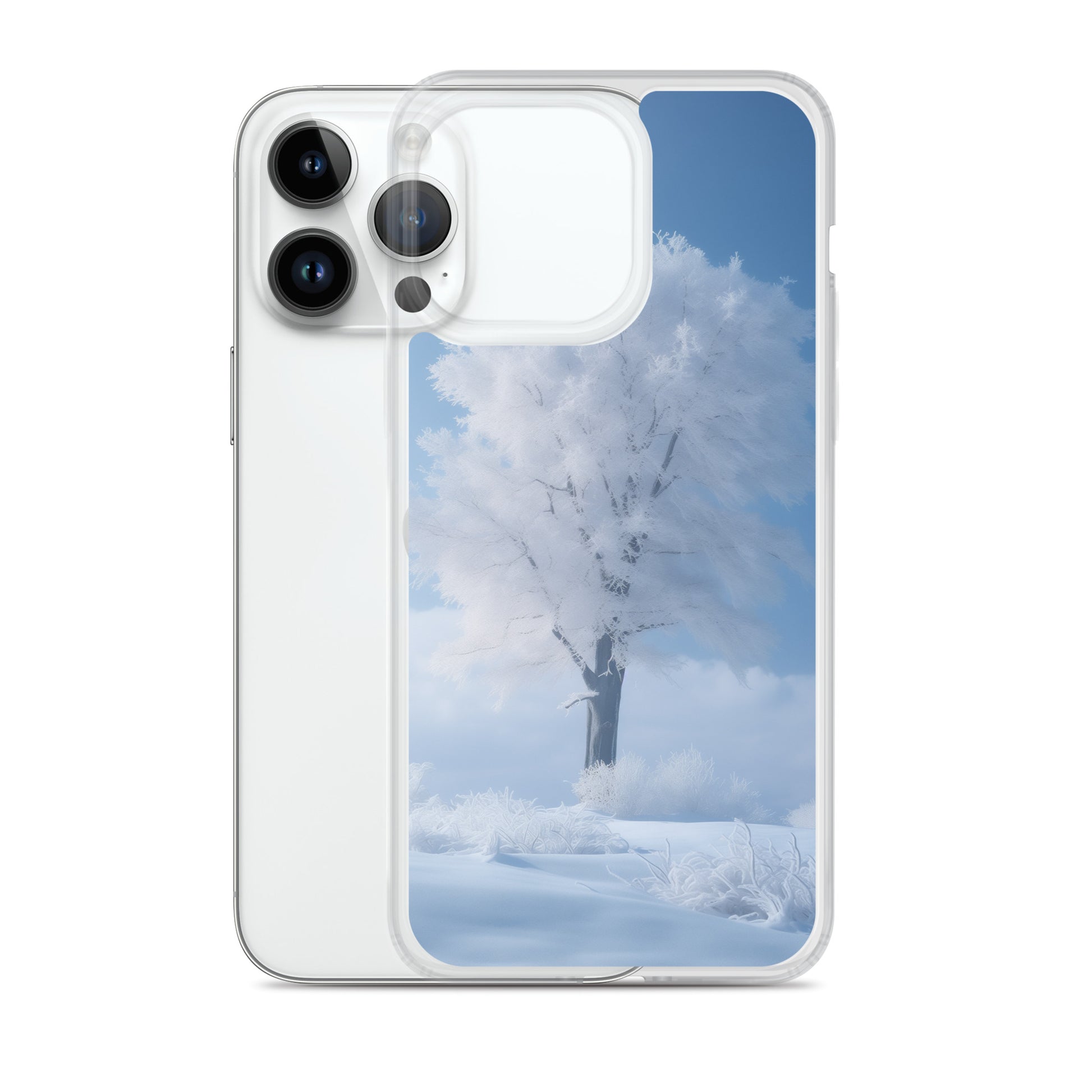 Snow Tree B Clear Case for iPhone®