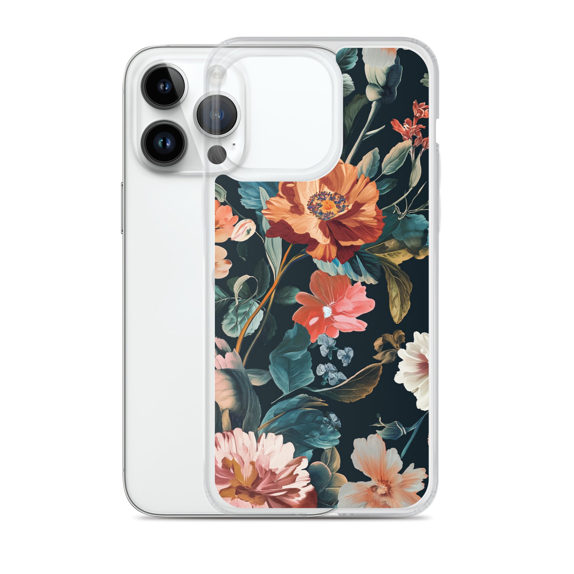 Flower Golden Clear Case for iPhone®