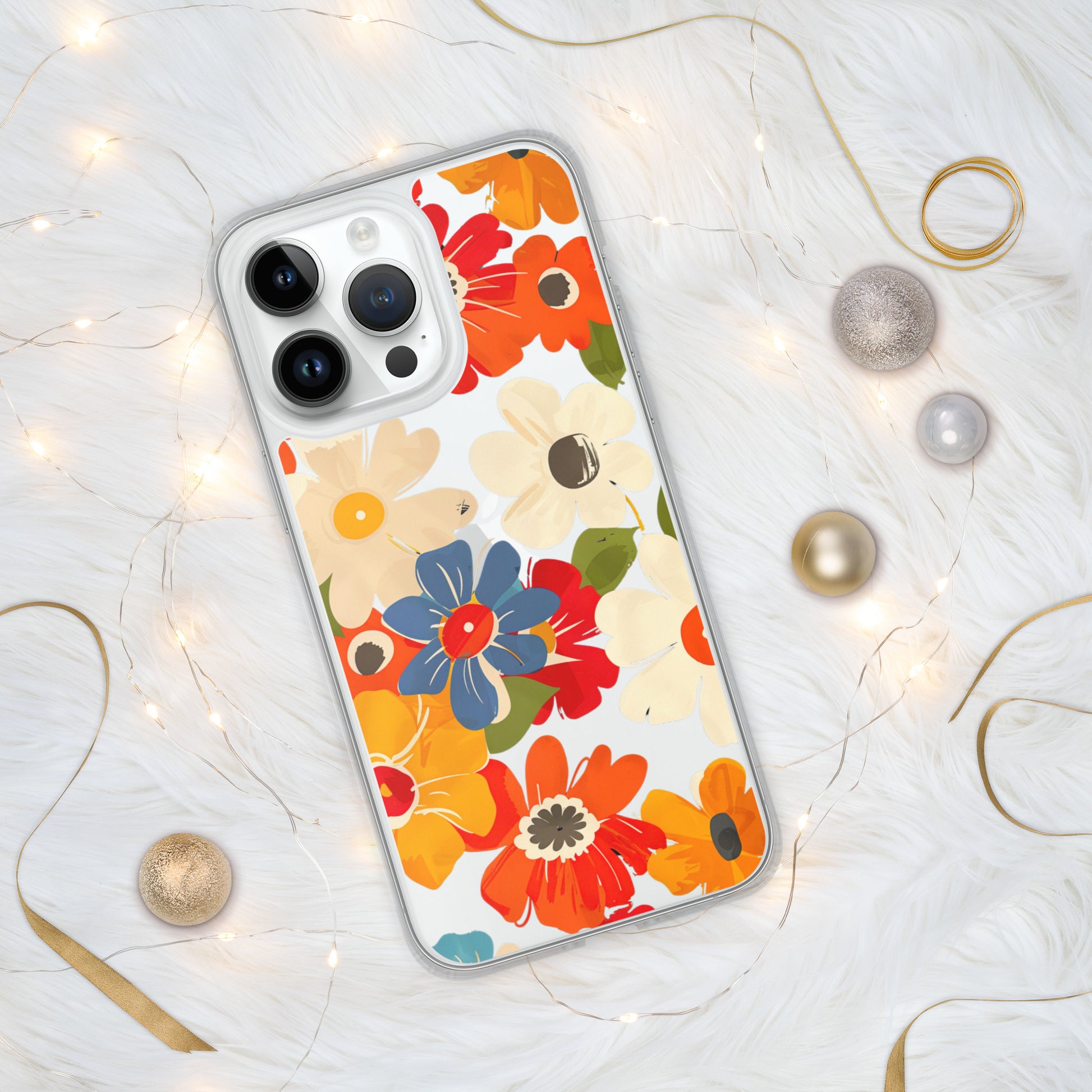 Floral Symphony B Clear Case for iPhone®