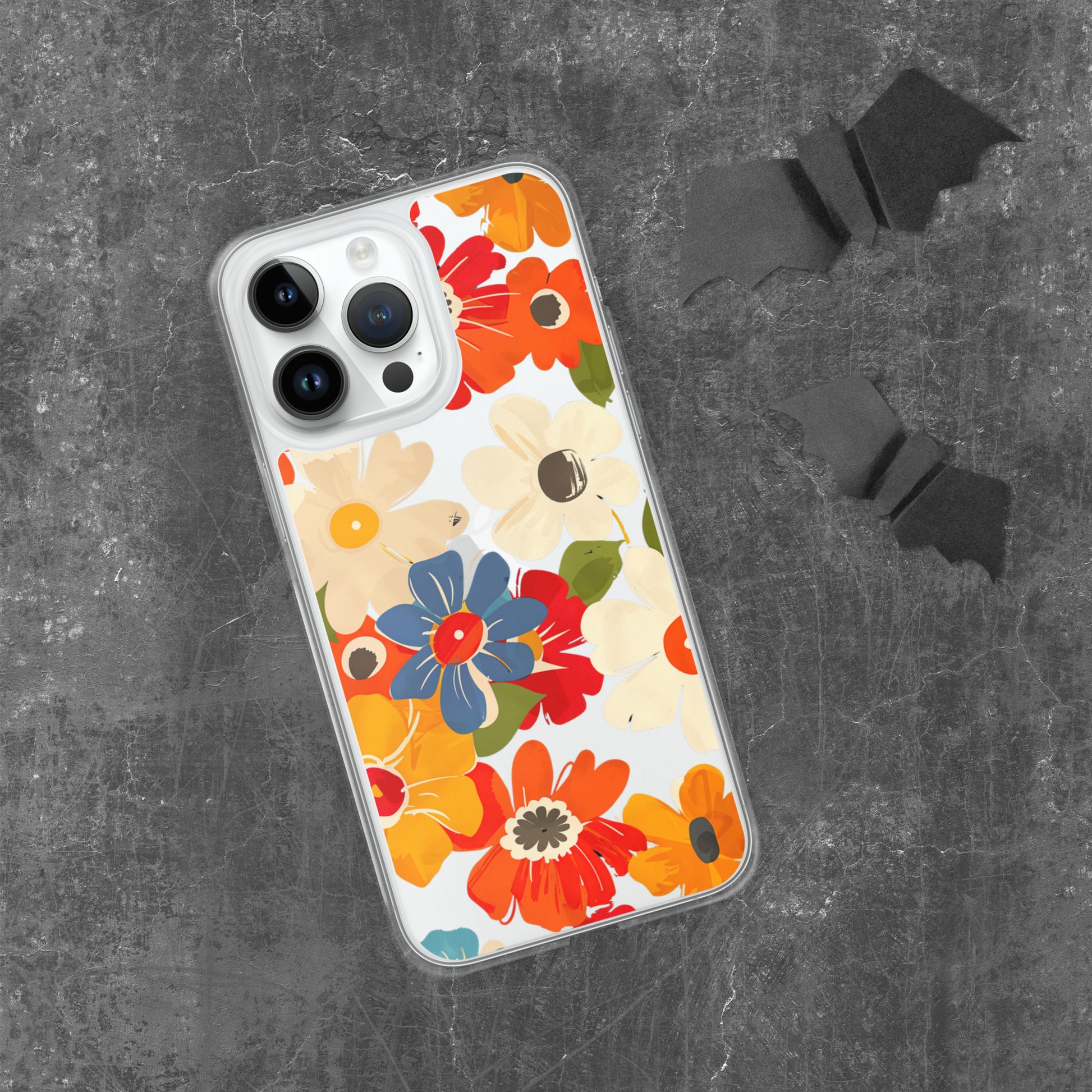 Floral Symphony B Clear Case for iPhone®