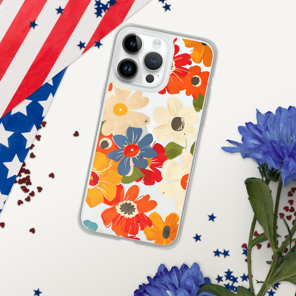 Floral Symphony B Clear Case for iPhone®
