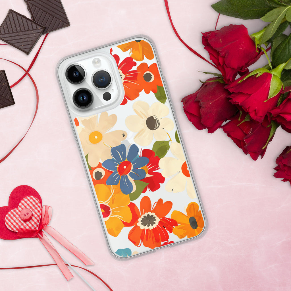 Floral Symphony B Clear Case for iPhone®