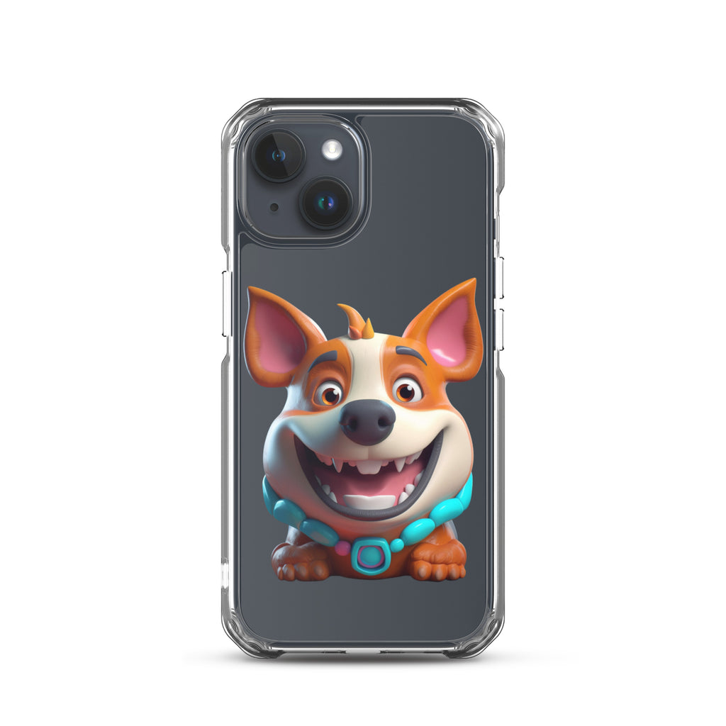 Cartoon Dog A Clear Case for iPhone®