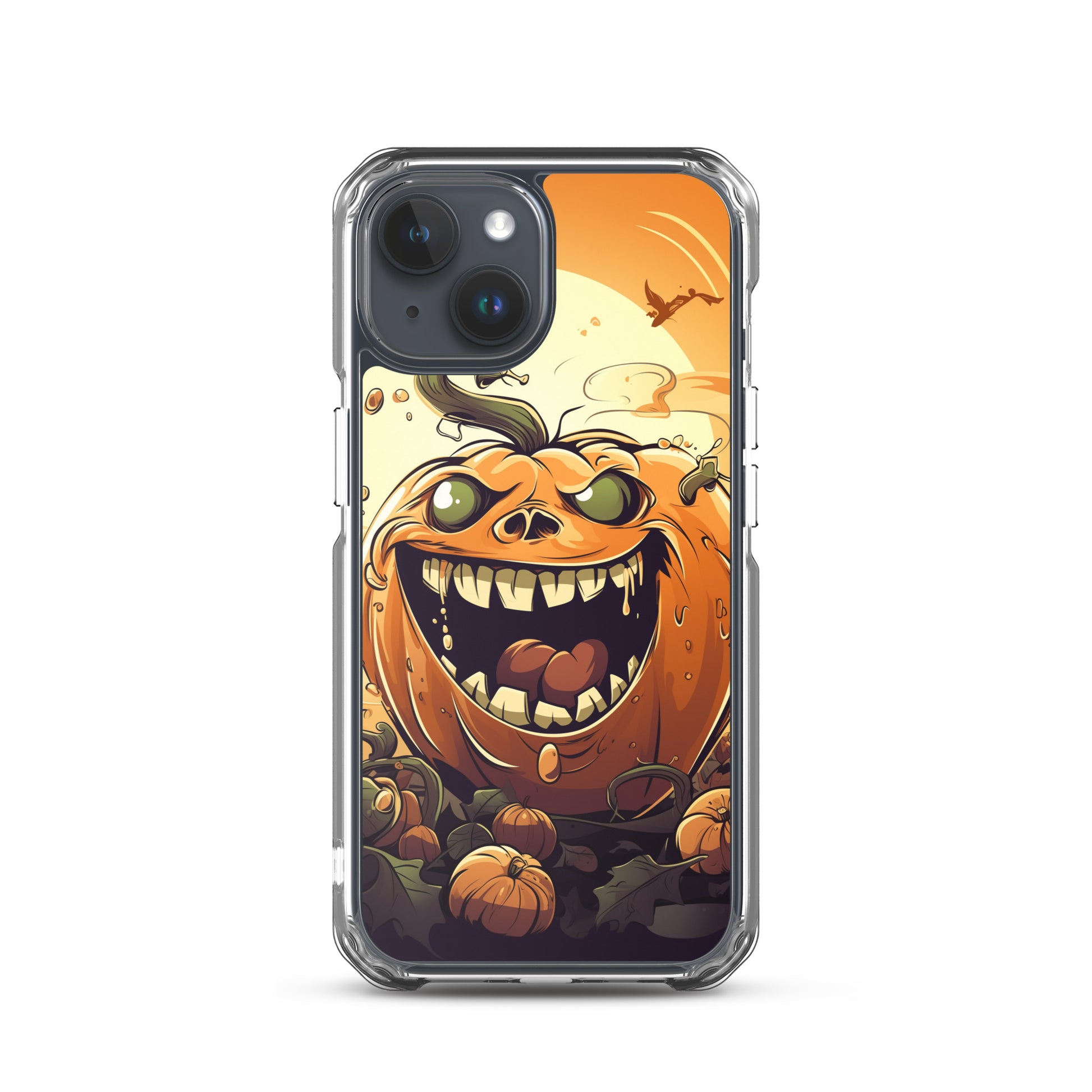 Halloween Pumpkin B Clear Case for iPhone