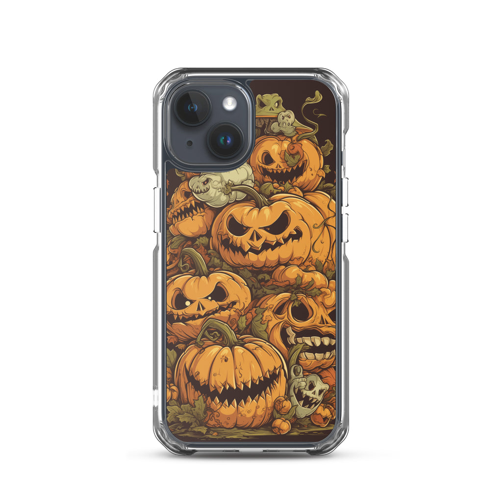 Halloween Pumpkin C Clear Case for iPhone