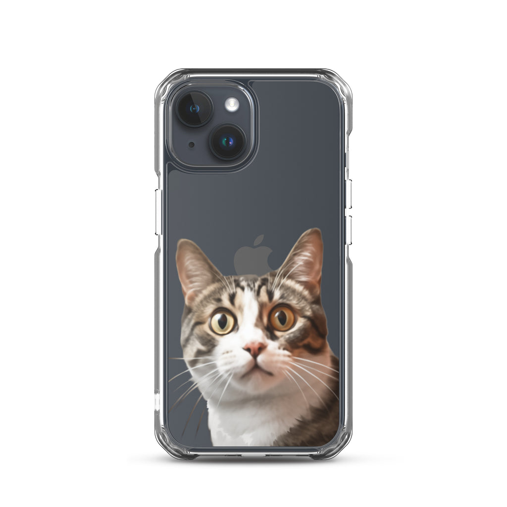 Cat D Clear Case for iPhone