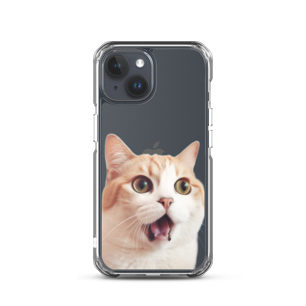 Cat E Clear Case for iPhone