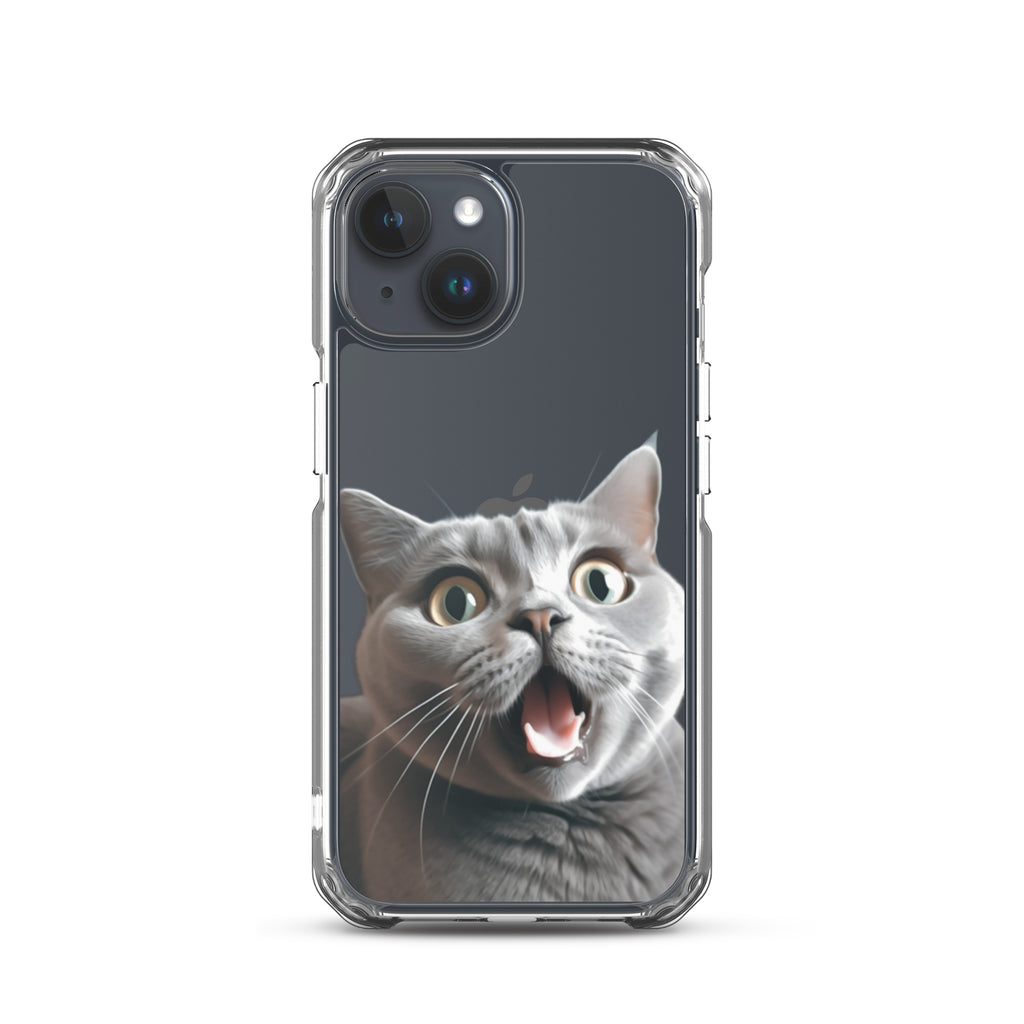 Cat F Clear Case for iPhone