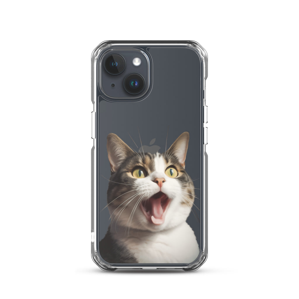 Cat H Clear Case for iPhone