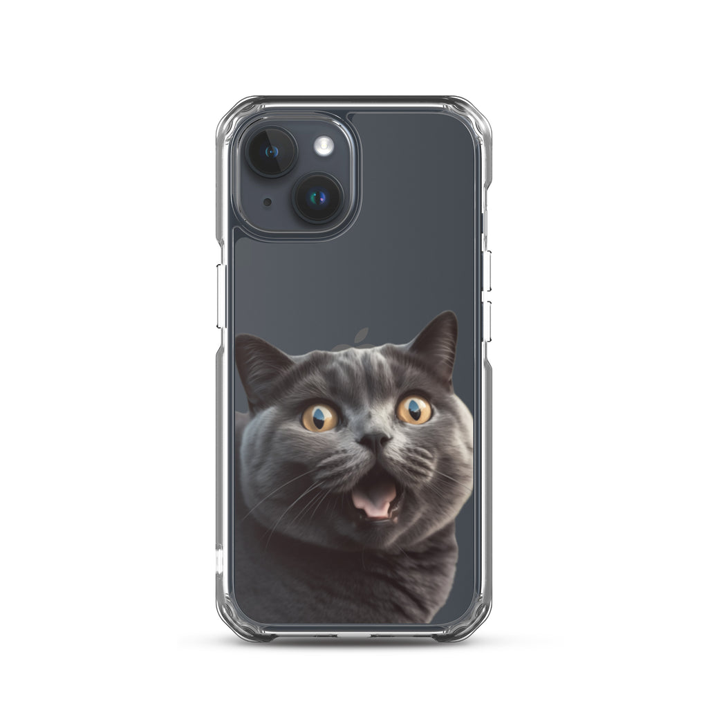 Cat  I Clear Case for iPhone