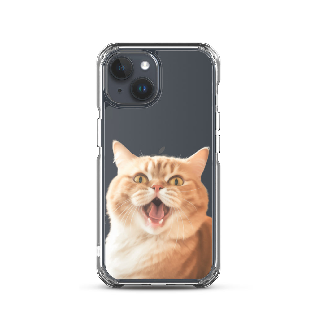 Cat K Clear Case for iPhone