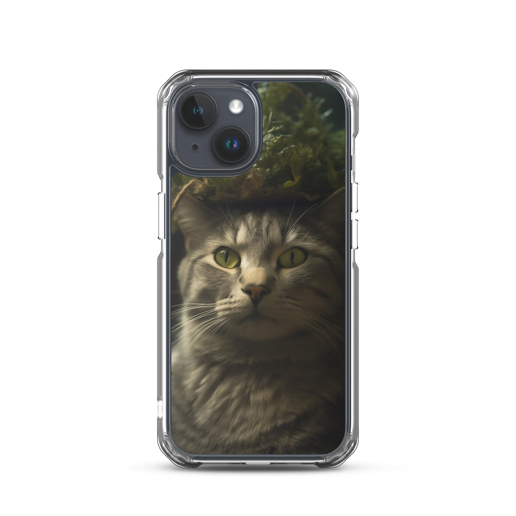 Cat Hat C Clear Case for iPhone