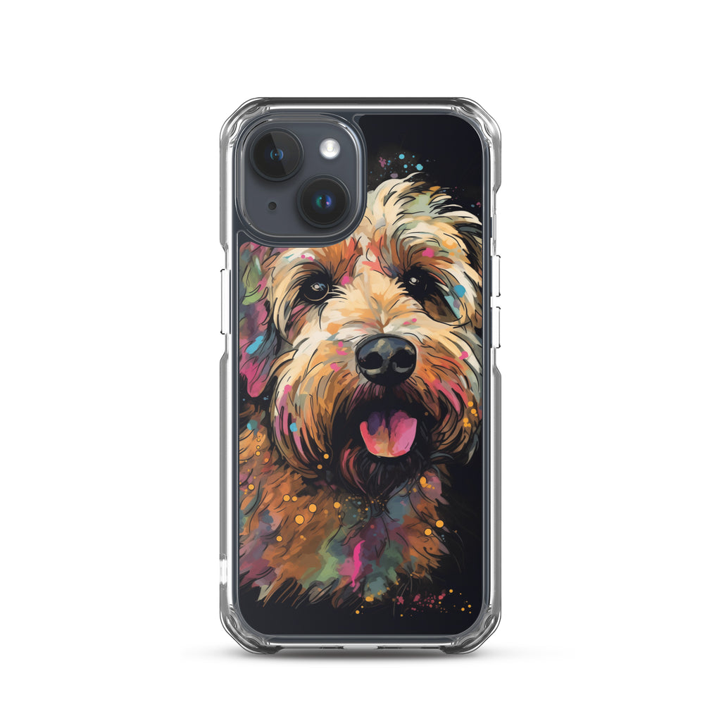 Van Gogh Style Dog A Clear Case for iPhone