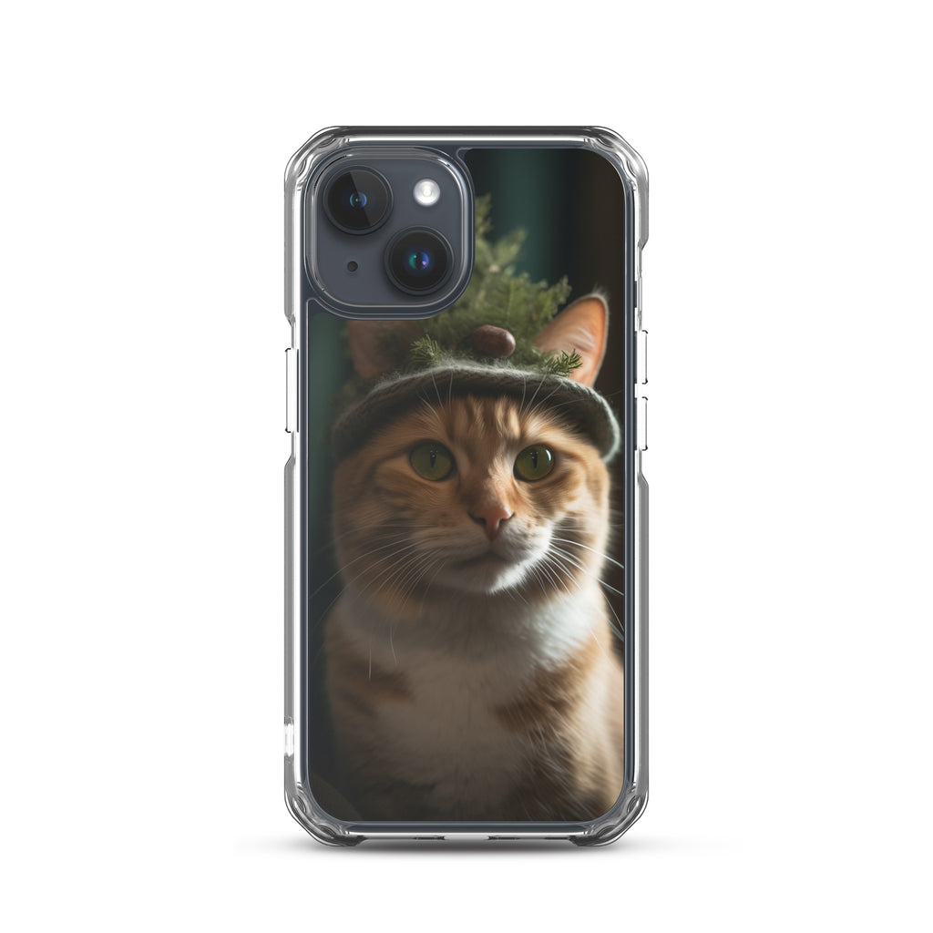 Cat Hat F Clear Case for iPhone®