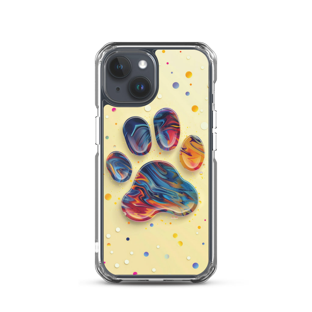 Artistic PawPrints  Aurora Clear Case for iPhone®