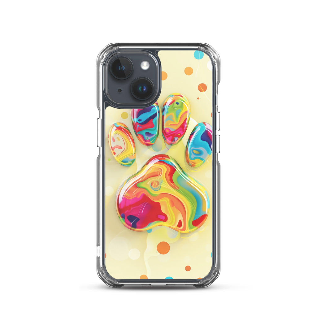 Artistic PawPrints Celestia Clear Case for iPhone®