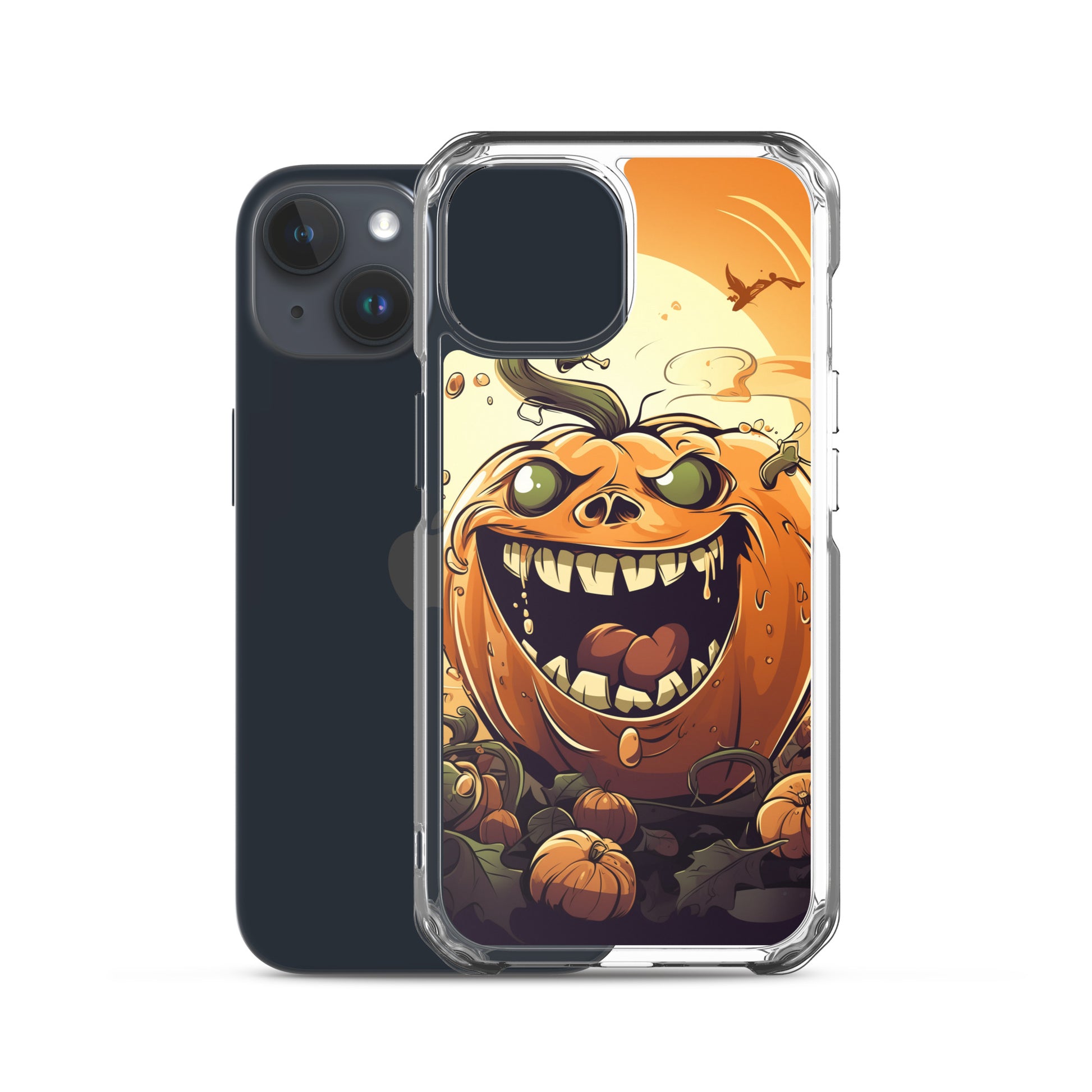 Halloween Pumpkin B Clear Case for iPhone