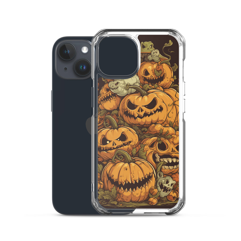 Halloween Pumpkin C Clear Case for iPhone
