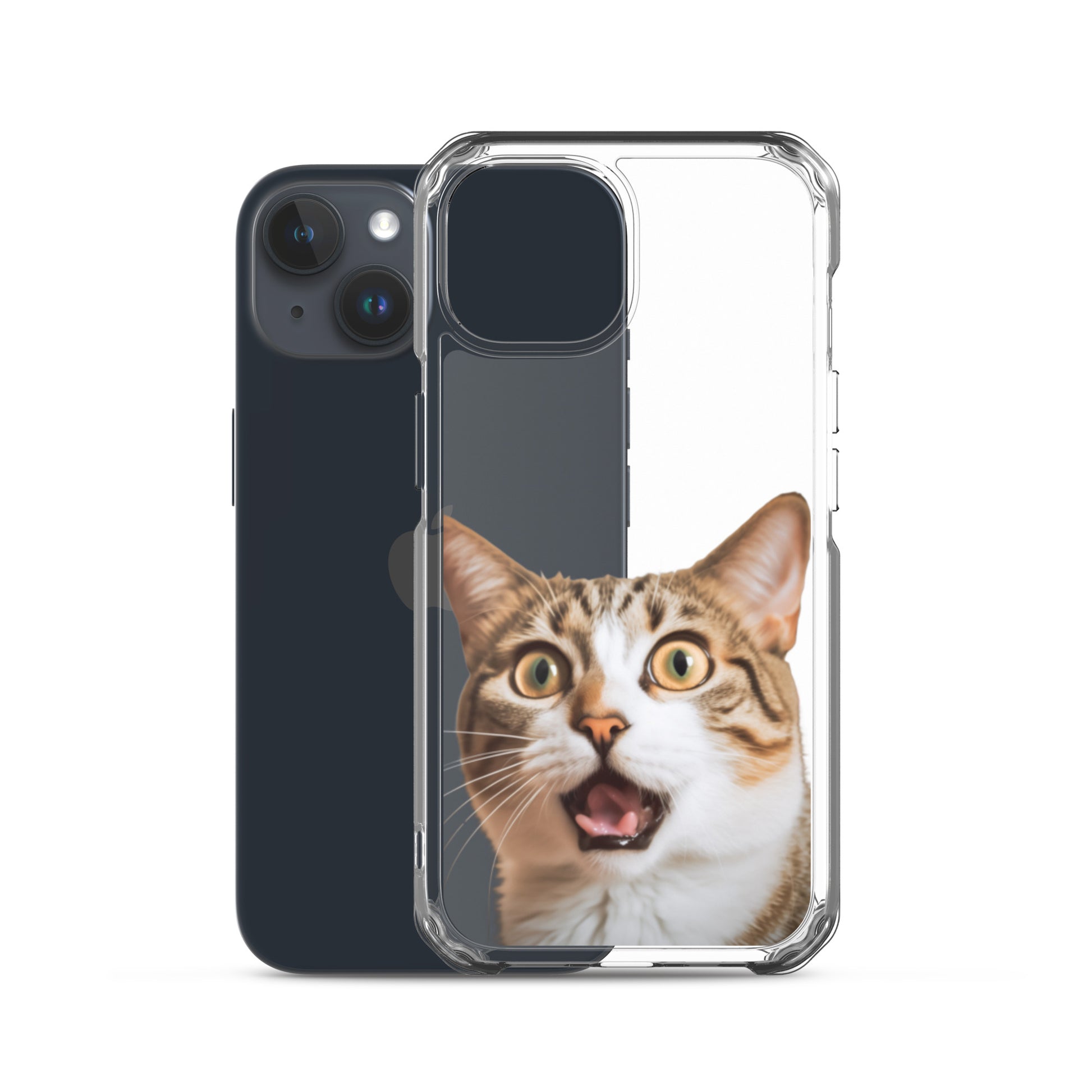 Cat A Clear Case for iPhone