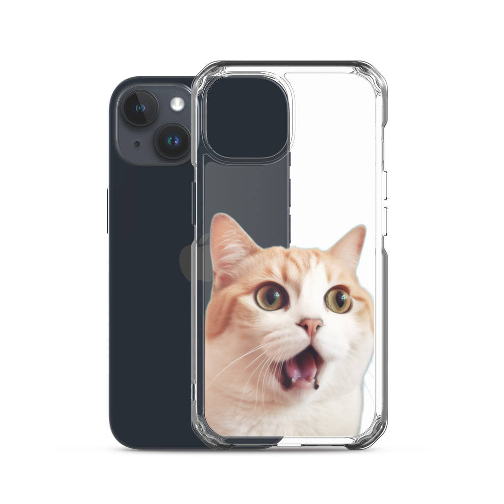 Cat E Clear Case for iPhone