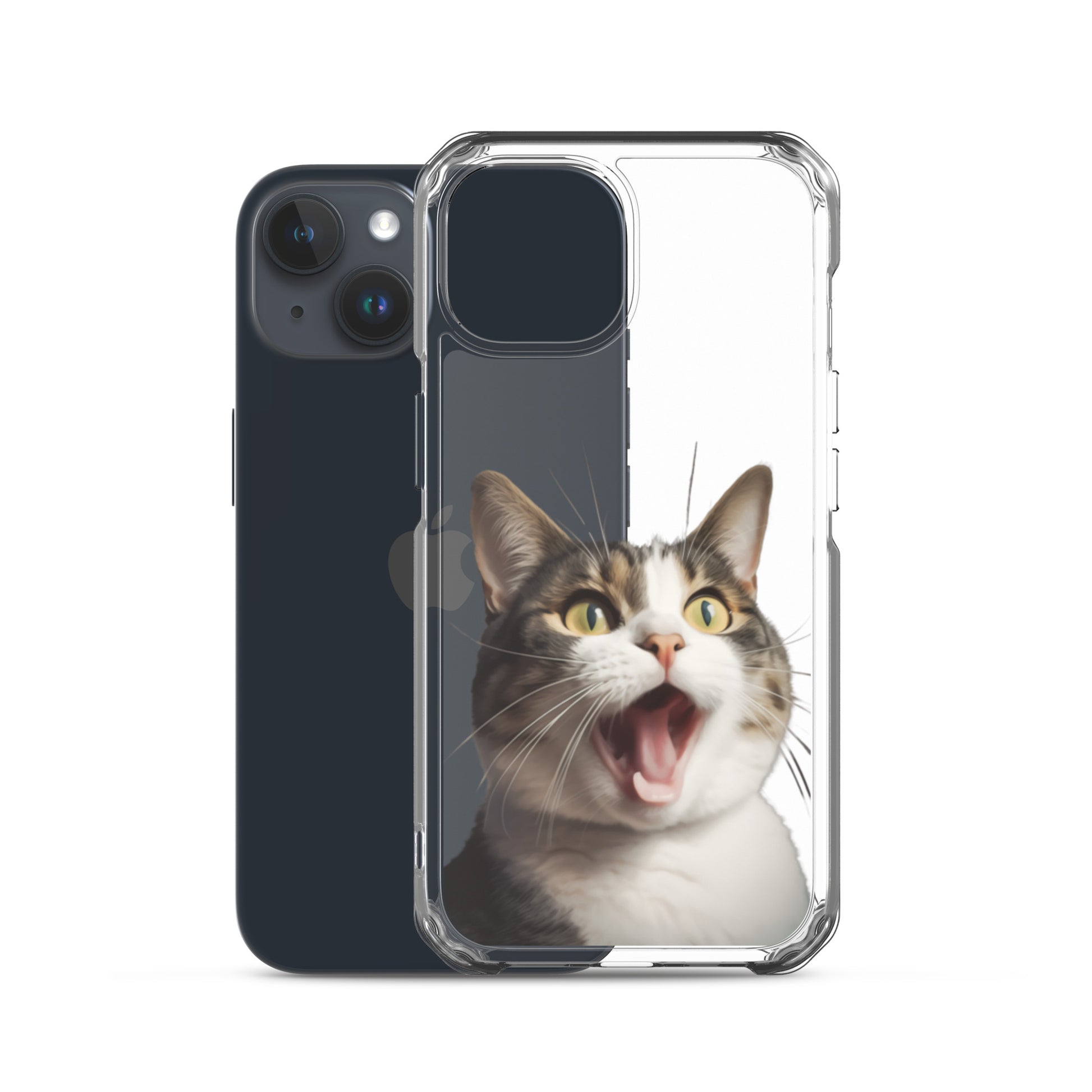 Cat H Clear Case for iPhone