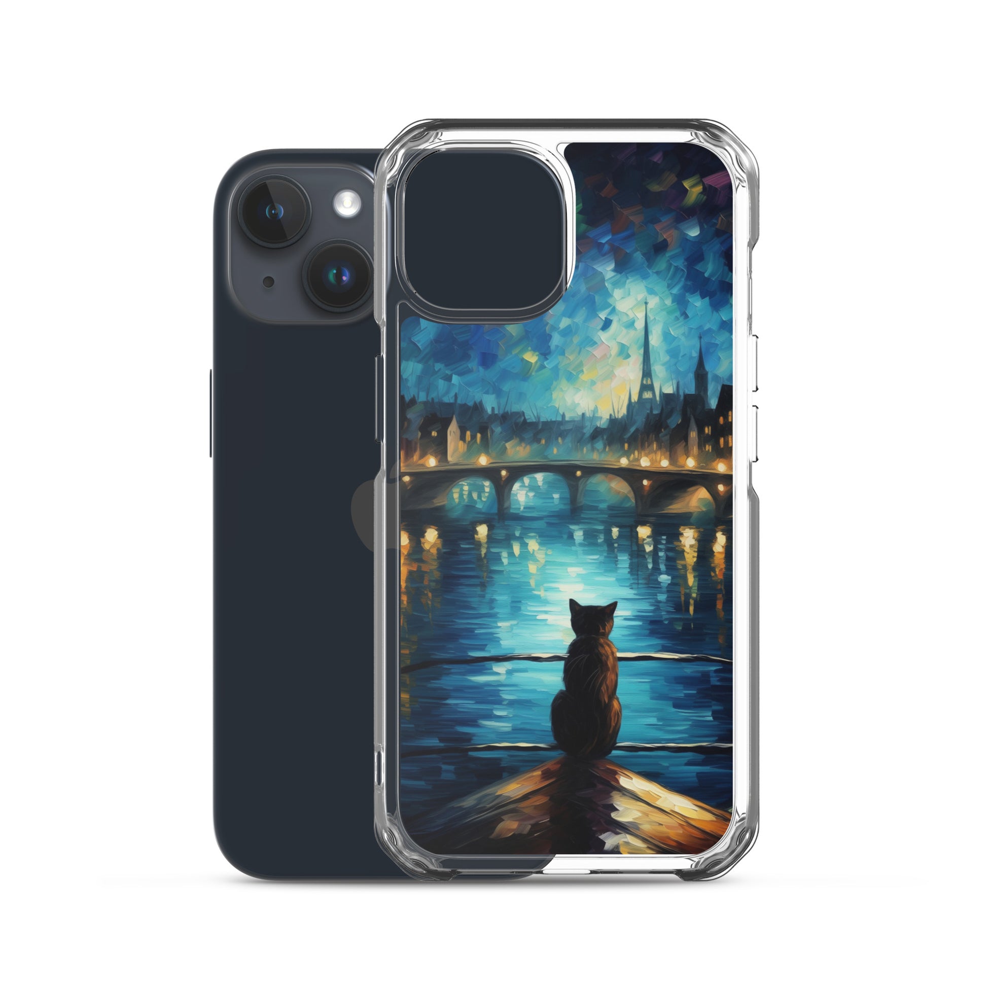 River Cat B Clear Case for iPhone