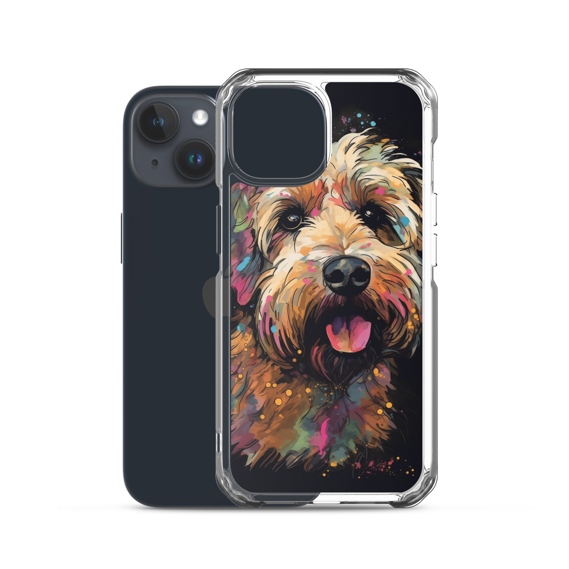 Van Gogh Style Dog A Clear Case for iPhone