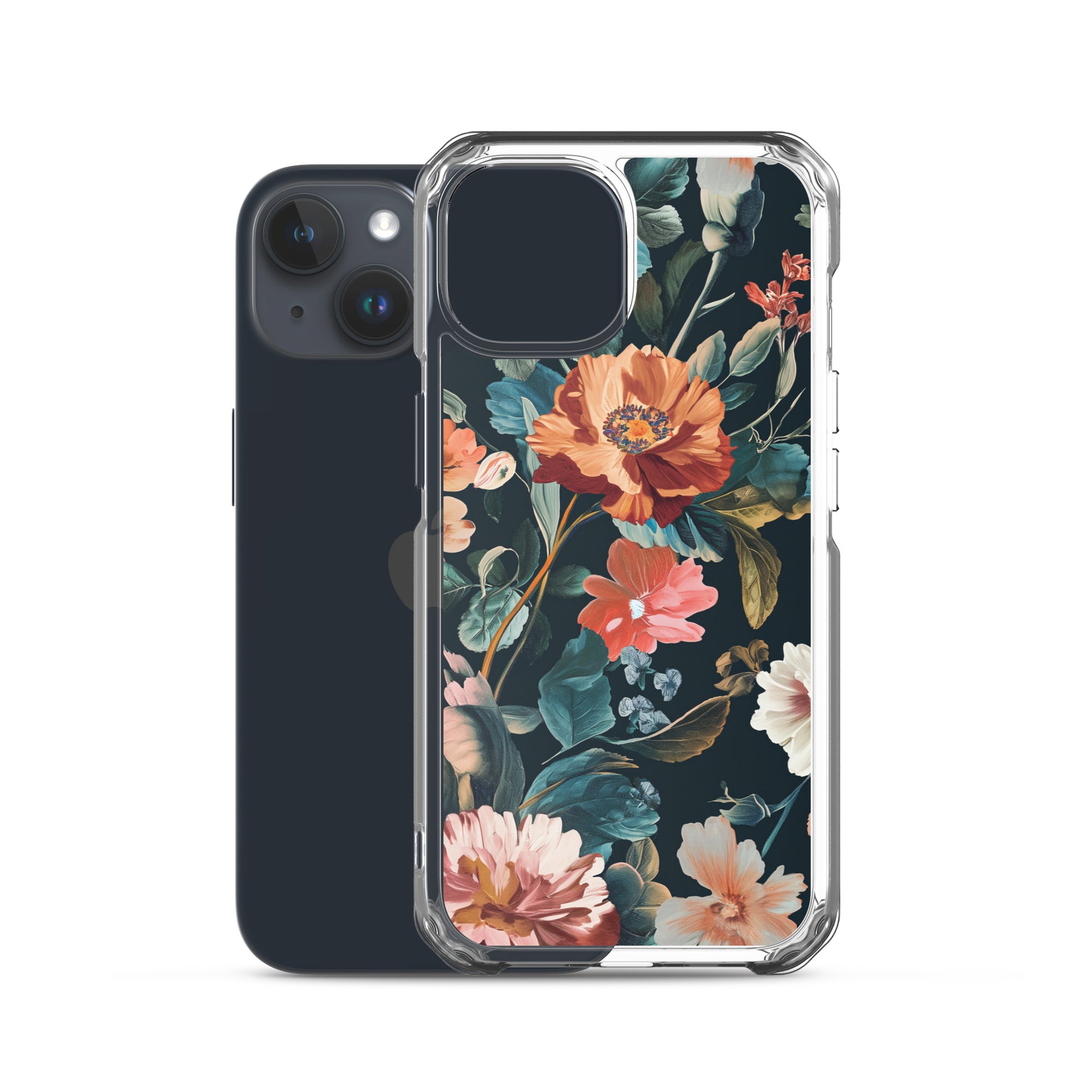Flower Golden Clear Case for iPhone®