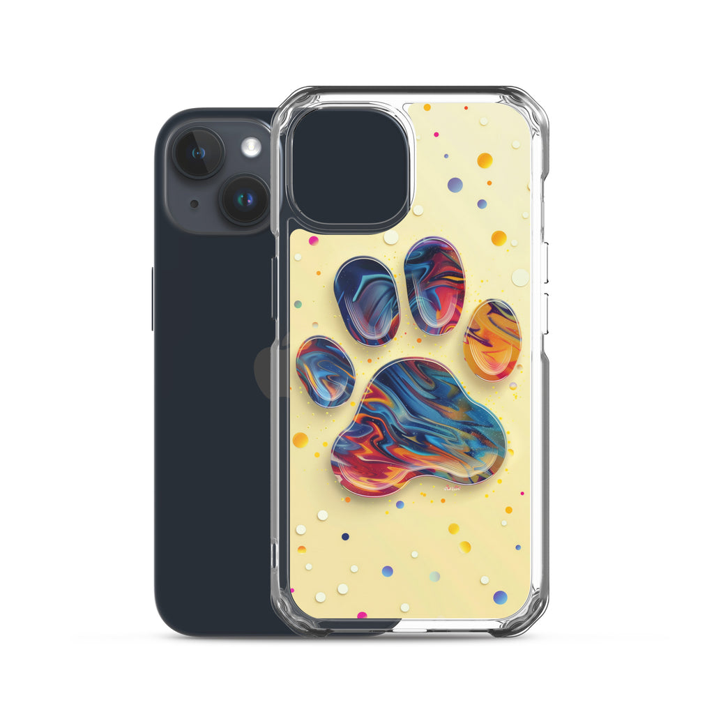 Artistic PawPrints  Aurora Clear Case for iPhone®