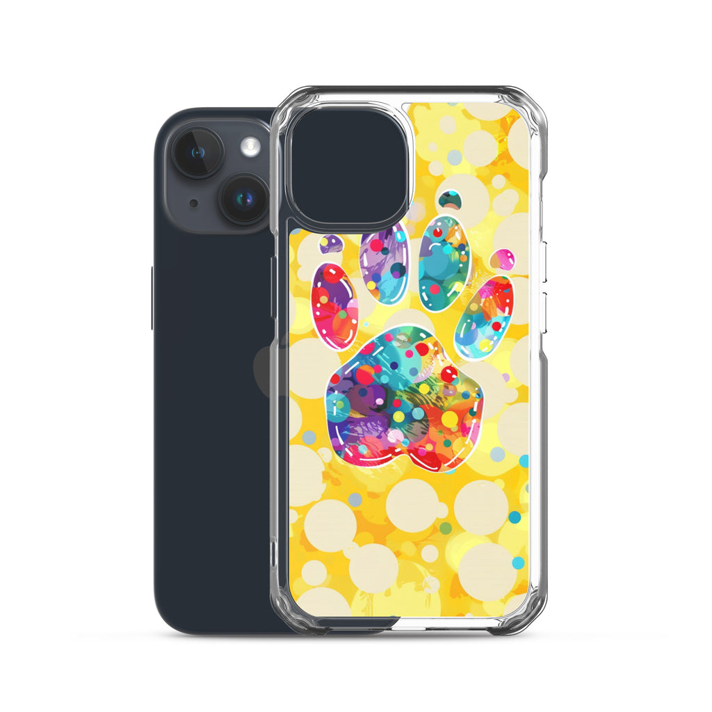 Artistic PawPrints Borealis Clear Case for iPhone®