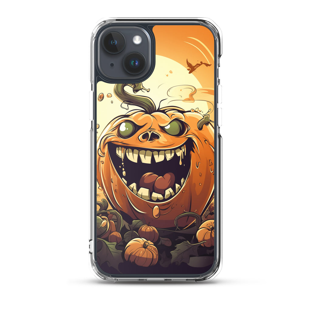 Halloween Pumpkin B Clear Case for iPhone