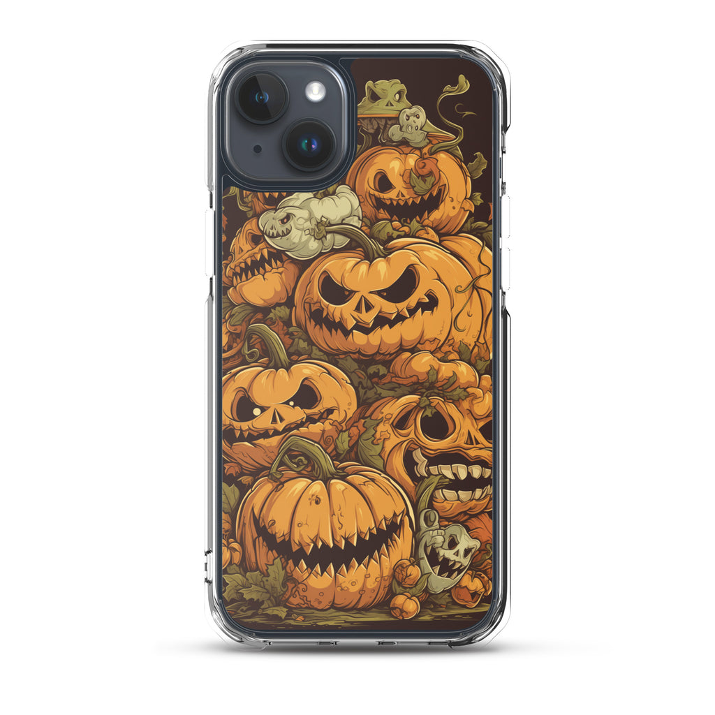 Halloween Pumpkin C Clear Case for iPhone