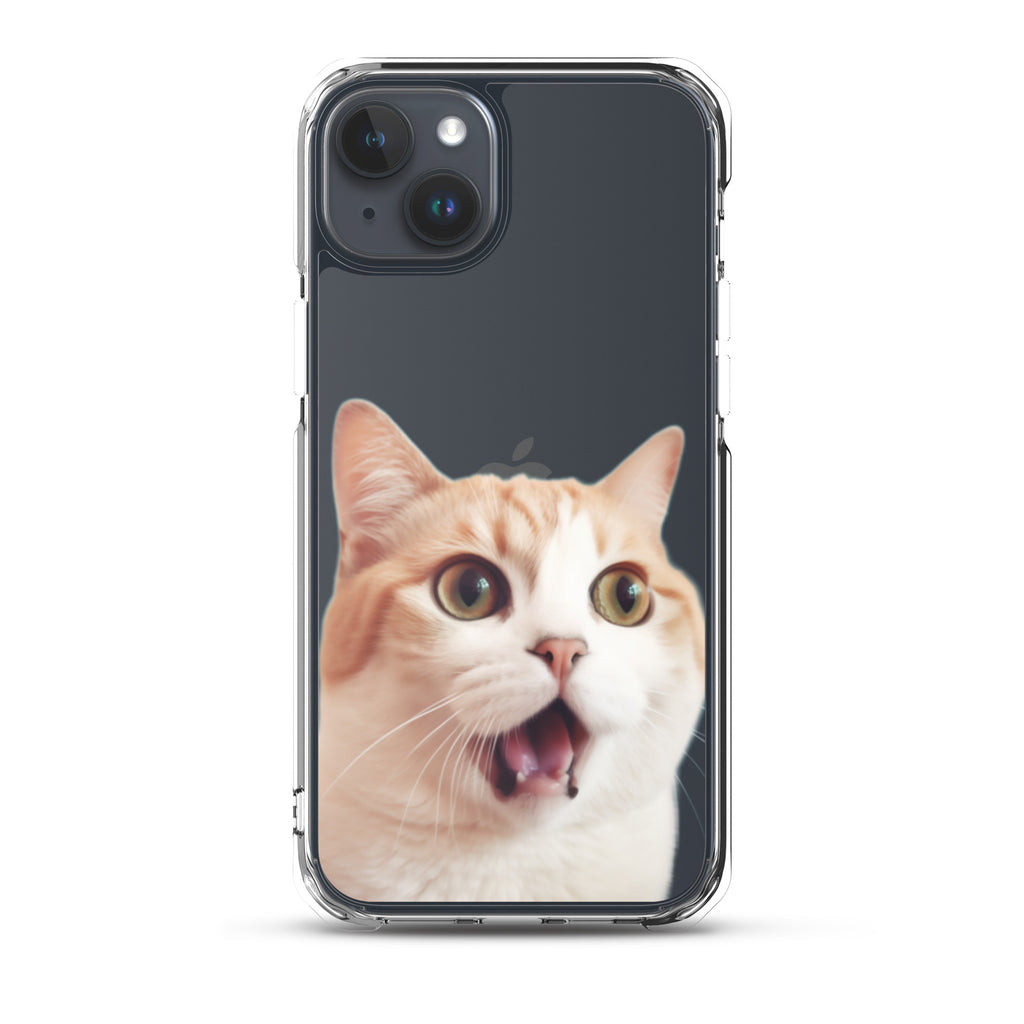 Cat E Clear Case for iPhone