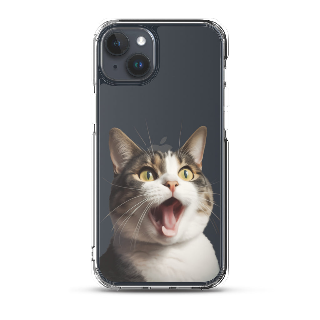 Cat H Clear Case for iPhone