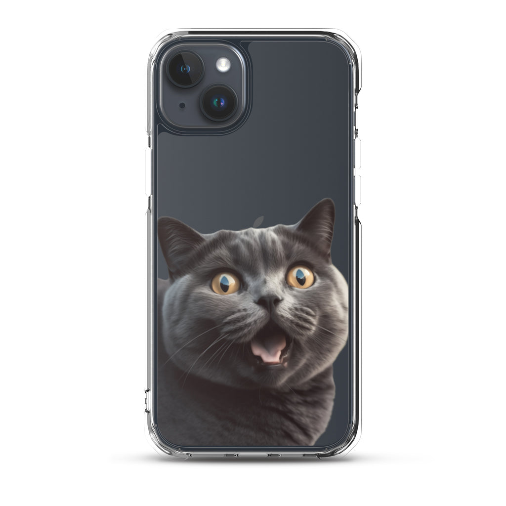 Cat  I Clear Case for iPhone