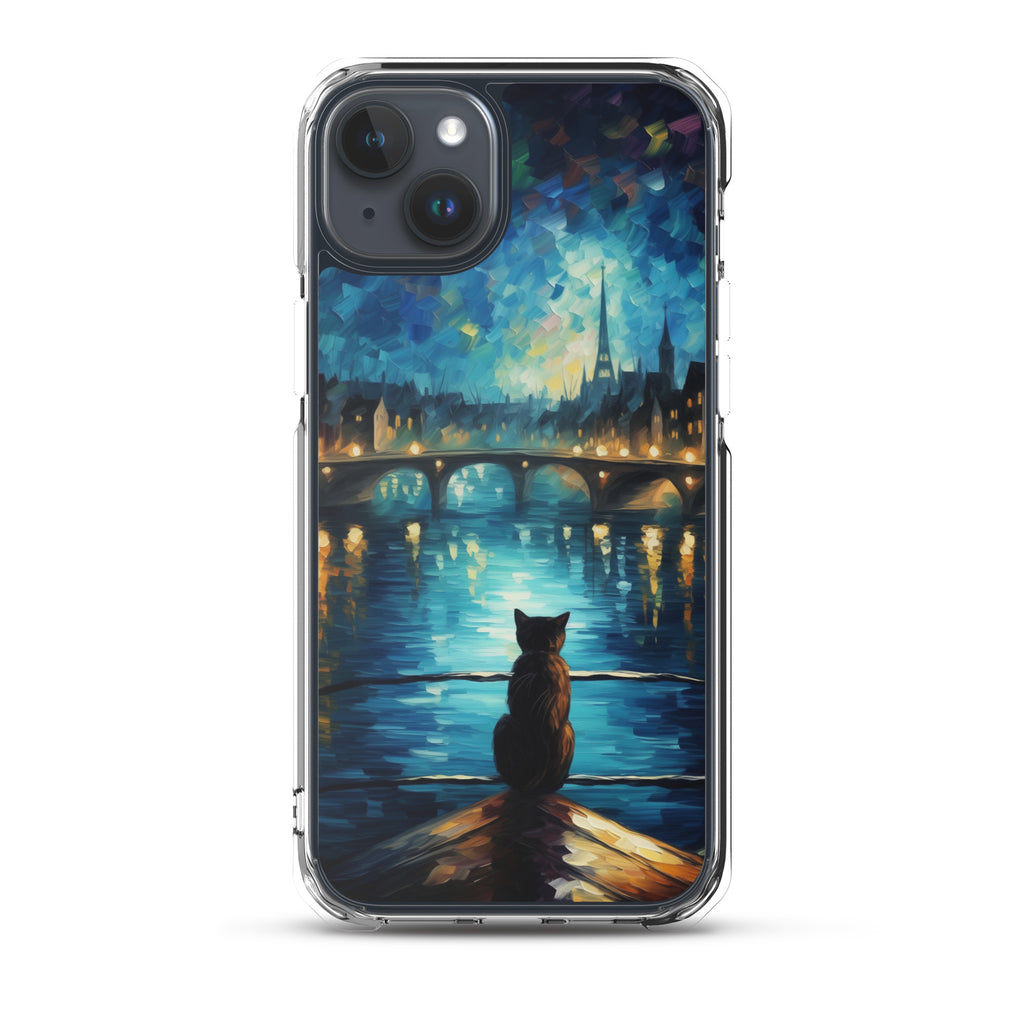 River Cat B Clear Case for iPhone