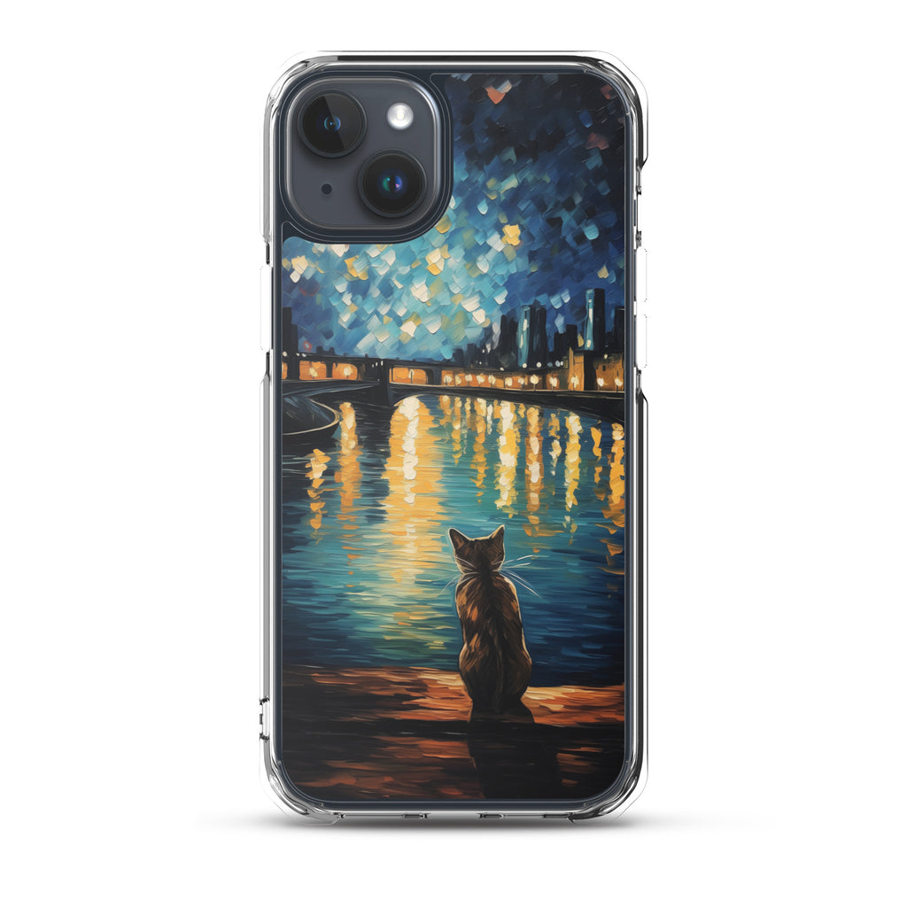 River Cat C Clear Case for iPhone